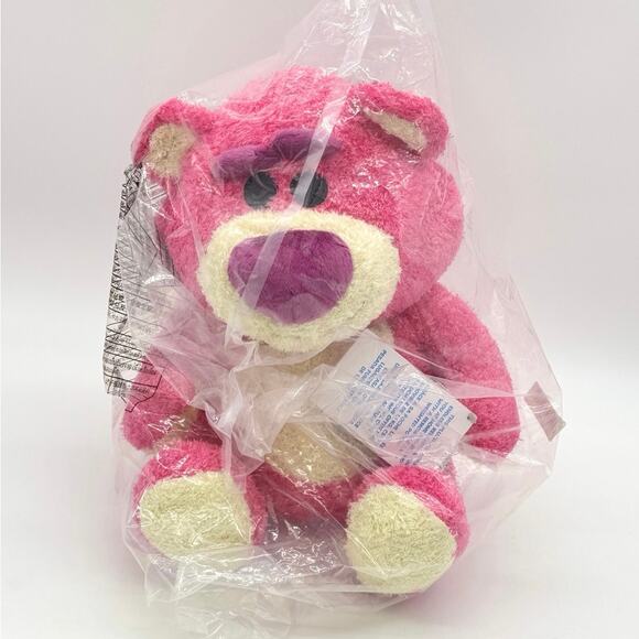 Disney Lotso Bear Weighted Plush Toy Story 3 Medium 14'' NEW - Picture 6 of 9